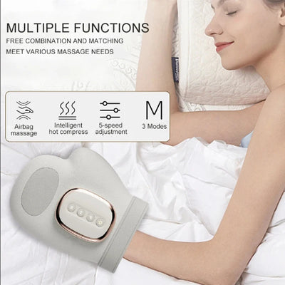 🤲 Electric hand massager with heat and air compression for carpal tunnel and arthritis relief