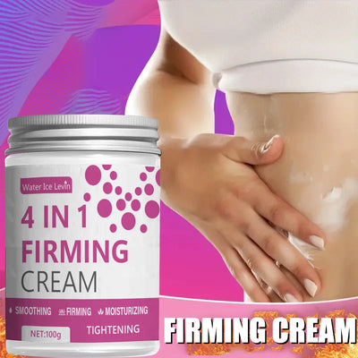 4 in 1 Firming Cream – Ginger, Aloe Vera & Coffee Essence Body Moisturizer for Tightening Abdomen, Arms & Legs (100g)