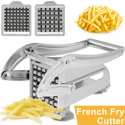 Stainless steel manual potato cutter French fries slicer kitchen chopper