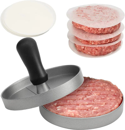 Aluminum burger press non-stick hamburger patty maker for kitchen BBQ grill