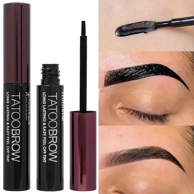 Tattoo Peel Off Eyebrow Gel Tint – Semi Permanent Waterproof Brow Makeup
