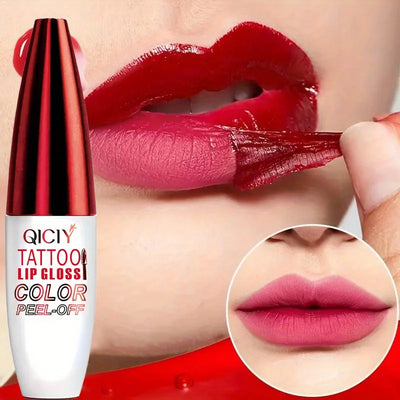 Peel-Off Lip Gloss Matte Tint – Waterproof Long-Lasting Kiss-Proof Lipstick Makeup