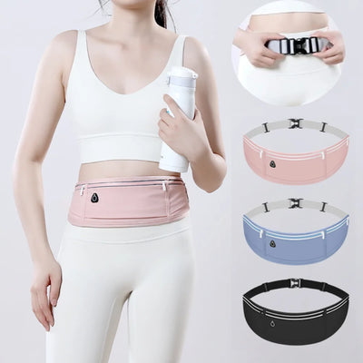 🏃‍♀️ Unisex outdoor running waist bag with phone pouch & breathable anti-sweat fabric