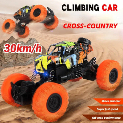 High-Speed RC Off-Road Climbing Car Toy – 30km/h Remote Control Stunt Vehicle for Kids
