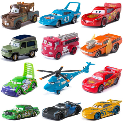 Disney Pixar Cars 3 diecast toy car set – Lightning McQueen, Mater & characters 1:55 alloy collection